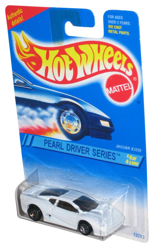 Hot Wheels Pearl Driver Series 4/4 (1994) White Jaguar XJ220 Toy Car #296