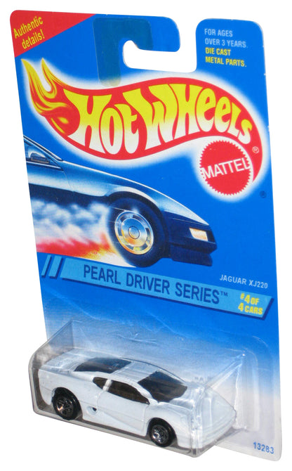 Hot Wheels Pearl Driver Series 4/4 (1994) White Jaguar XJ220 Toy Car #296