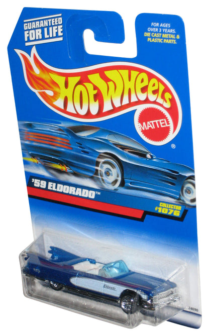 Hot Wheels Blue '59 Eldorado (1998) Mattel Collector Toy Car #1076