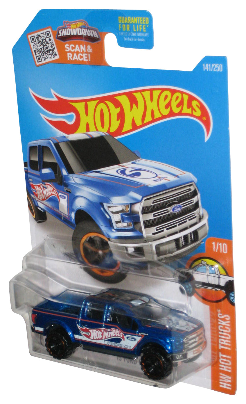 Hot Wheels HW Trucks 1/10 (2015) Blue '15 Ford F-150 Toy 141/250