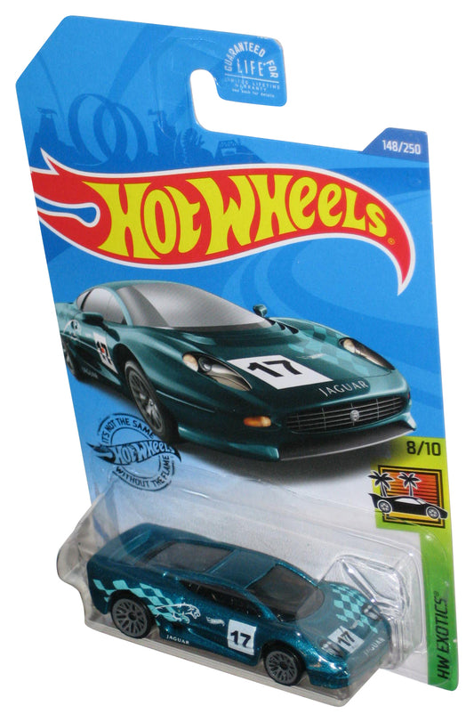 Hot Wheels HW Exotics 8/10 (2017) Green Jaguar XJ220 Toy Car 148/250