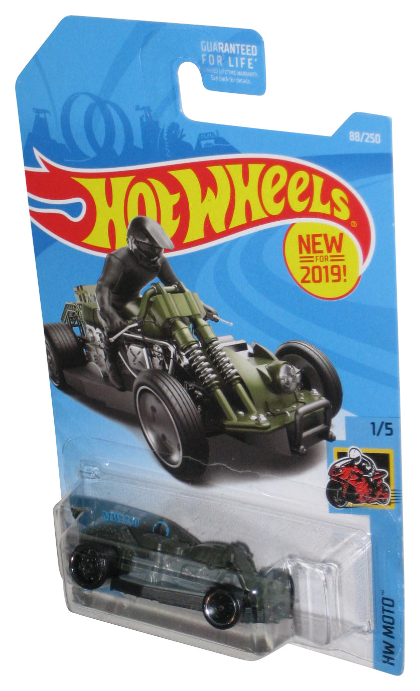 Hot Wheels HW Moto 1/5 (2019) Green Moto Wing Toy Car 88/250