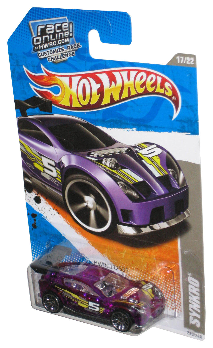 Hot Wheels HW Video Game Heroes 17/22 (2010) Purple Synkro Car 239/244