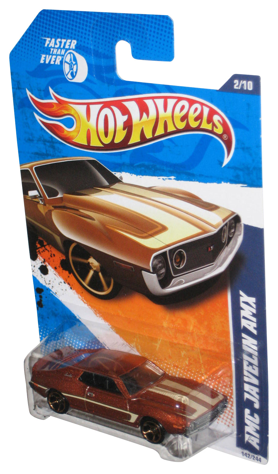 Hot Wheels Faster Than Ever 2/10 '11 Copper AMC Javelin AMX Toy Car 142/244