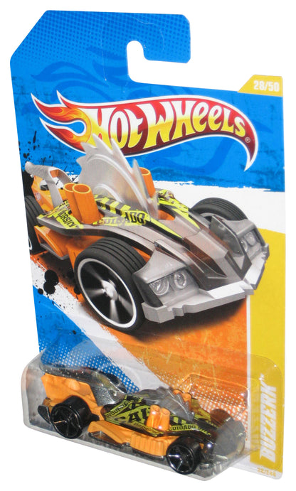 Hot Wheels 2011 New Models 28/50 Silver & Orange Buzzerk Toy Car 28/244