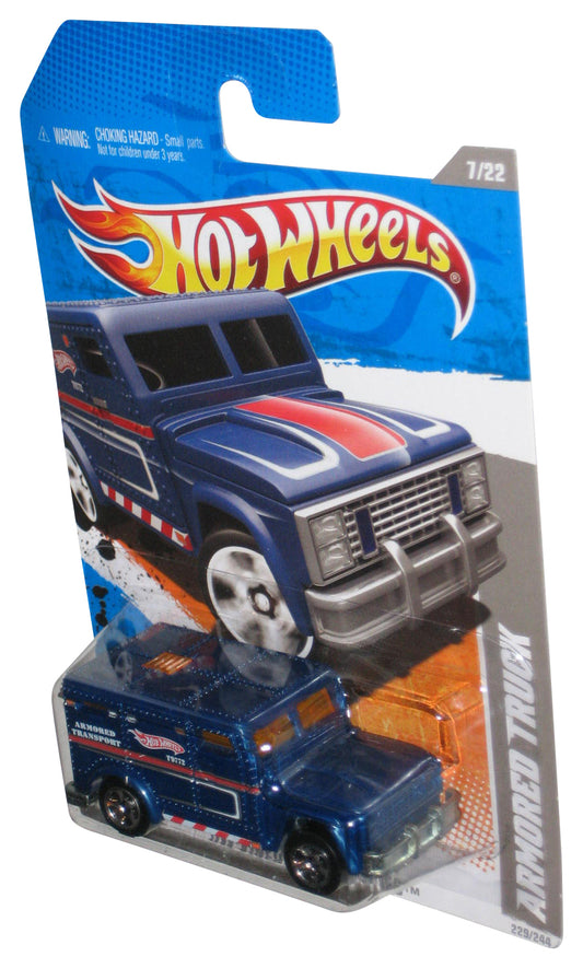 Hot Wheels HW Video Game Series 7/22 (2010) Blue Armored Truck Toy 229/244