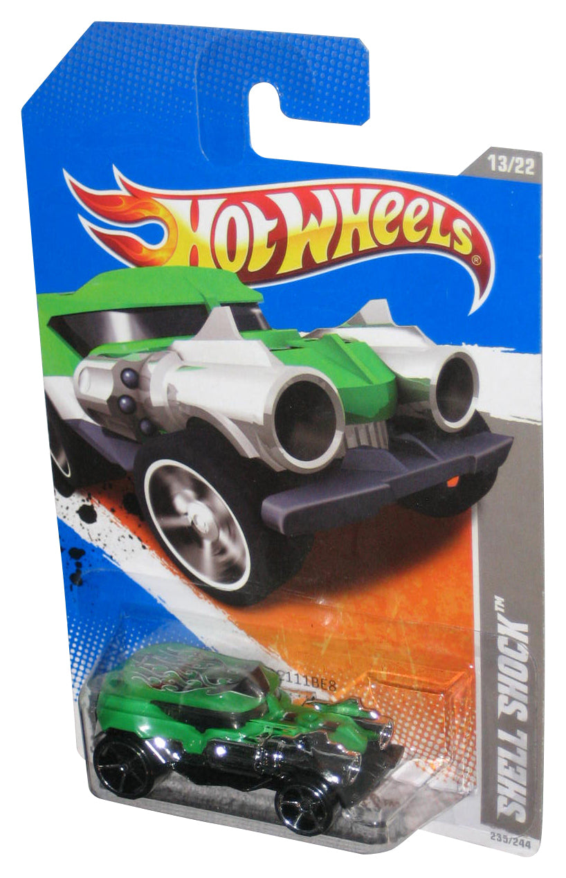 Hot Wheels HW Video Game Heroes 13/22 (2010) Green Shell Shock Car 235/244
