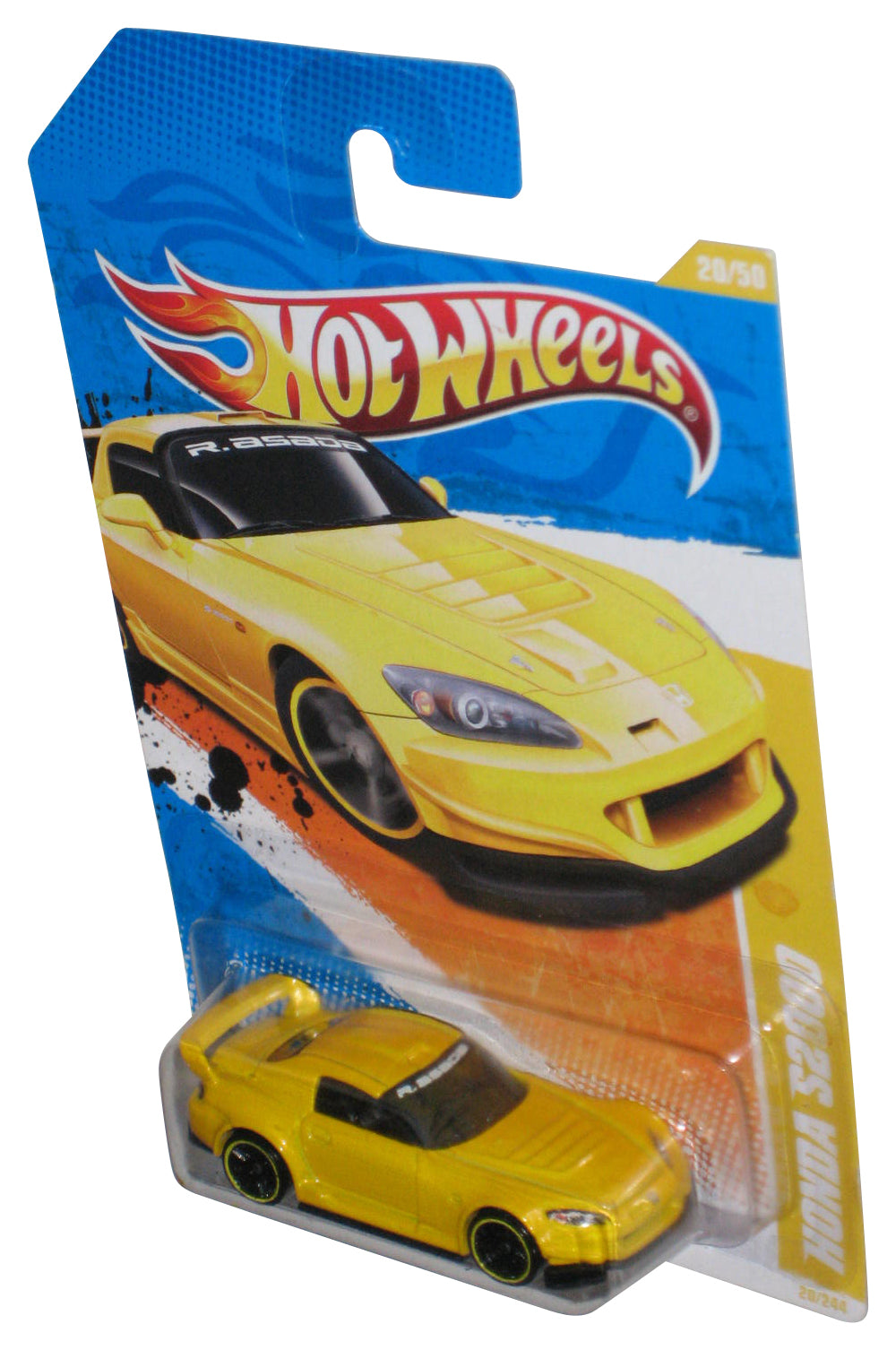 Hot Wheels 2011 New Models 20/50 Yellow Honda S2000 Car 20/244
