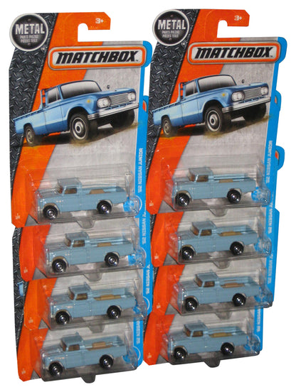 Matchbox MBX Adventure City '62 Nissan Junior (2016) Blue Die-Cast Toy Truck 7/125 - (Lot of 8 Cars)