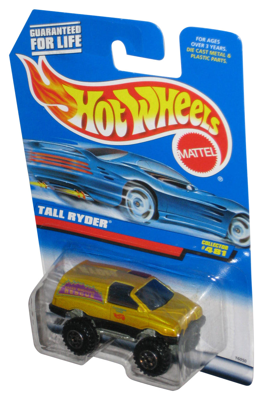 Hot Wheels Yellow Tall Ryder (1997) Collector Toy Car #481