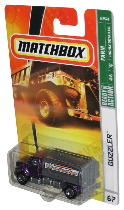Matchbox Farm 4/6 (2007) Agrobio Nutrients Purple Guzzler Toy Truck #67