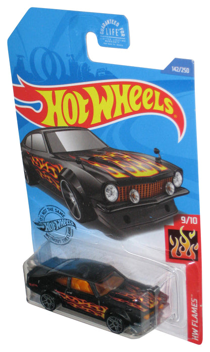 Hot Wheels HW Flames 9/10 (2017) Black Custom Ford Maverick Toy Car 142/250