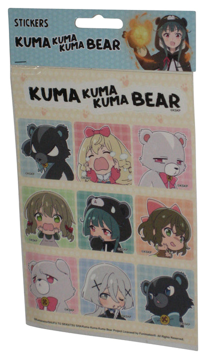 Kuma Kuma Kuma Bear SD Character Anime Sticker Sheet GE-452026