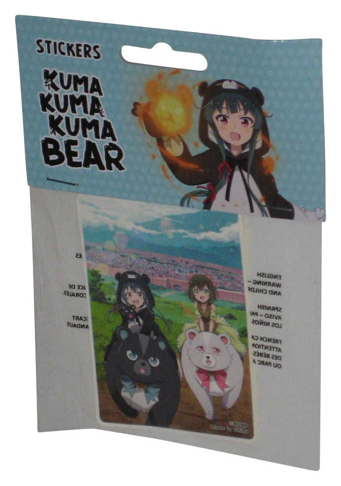 Kuma Kuma Kuma Bear Key Visual Die-Cut Anime Sticker GE-52029