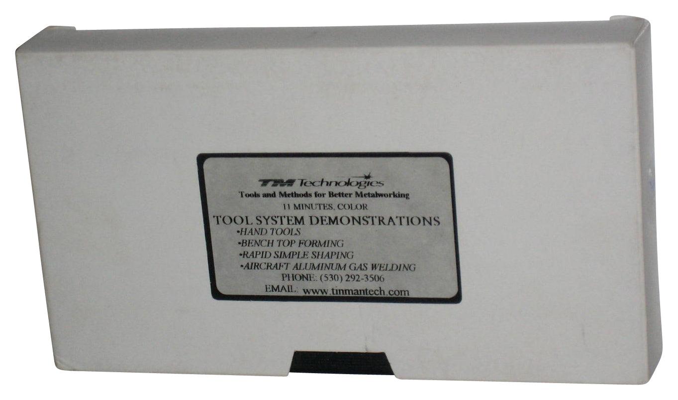 TM Technolgies Tool System Demonstrations Metalworking Tinmantech VHS Tape