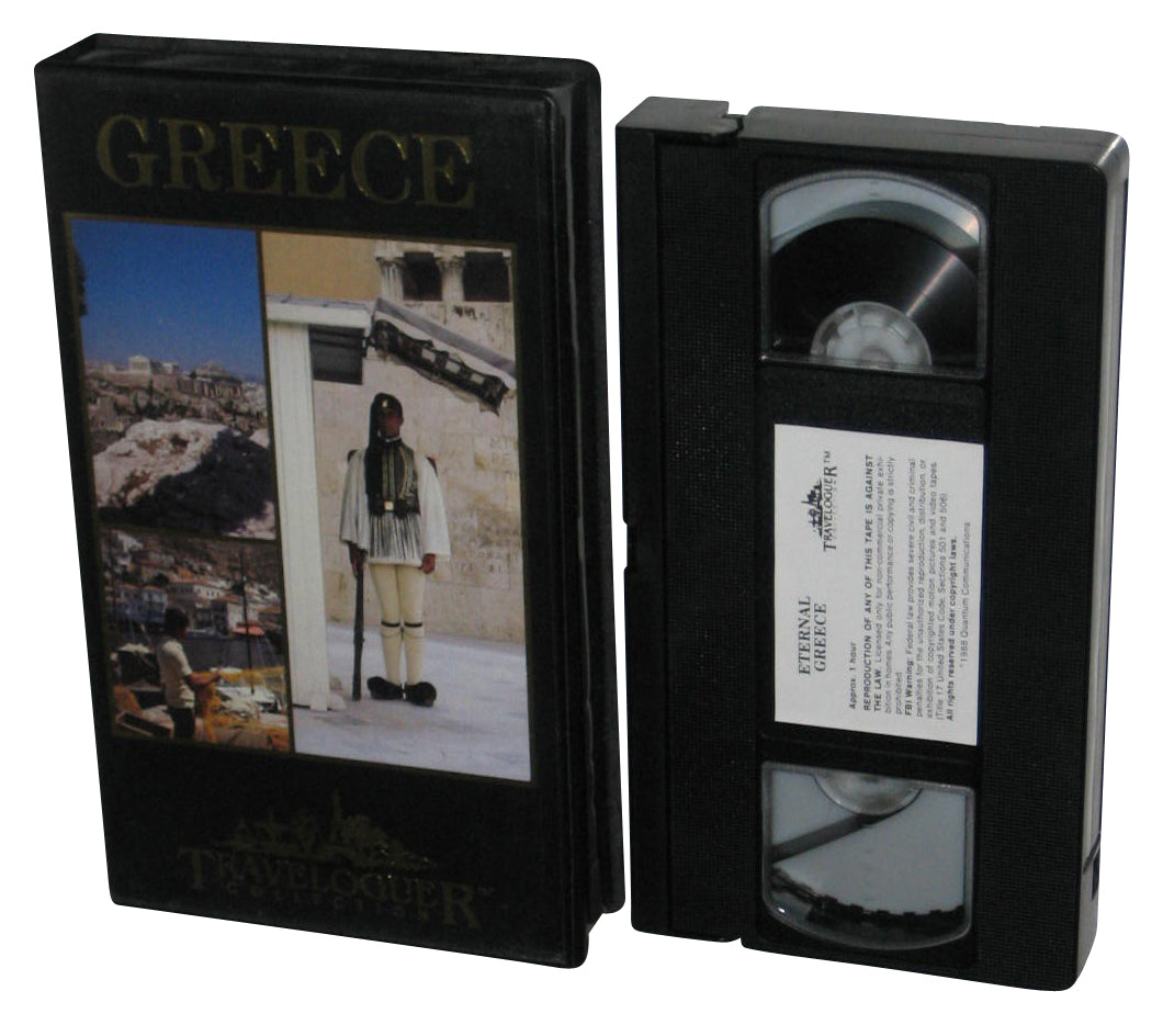 Traveloguer Collection (1988) Eternal Greece VHS Tape