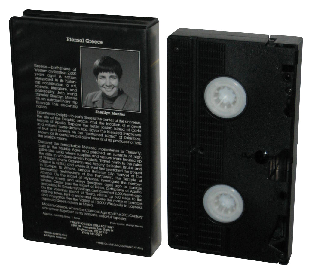 Traveloguer Collection (1988) Eternal Greece VHS Tape