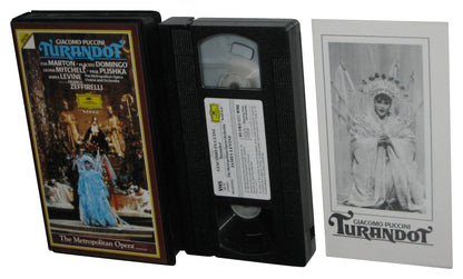 Giacomo Puccini Turandot Zeffirelli Levine The Metropolitan Opera VHS Tape