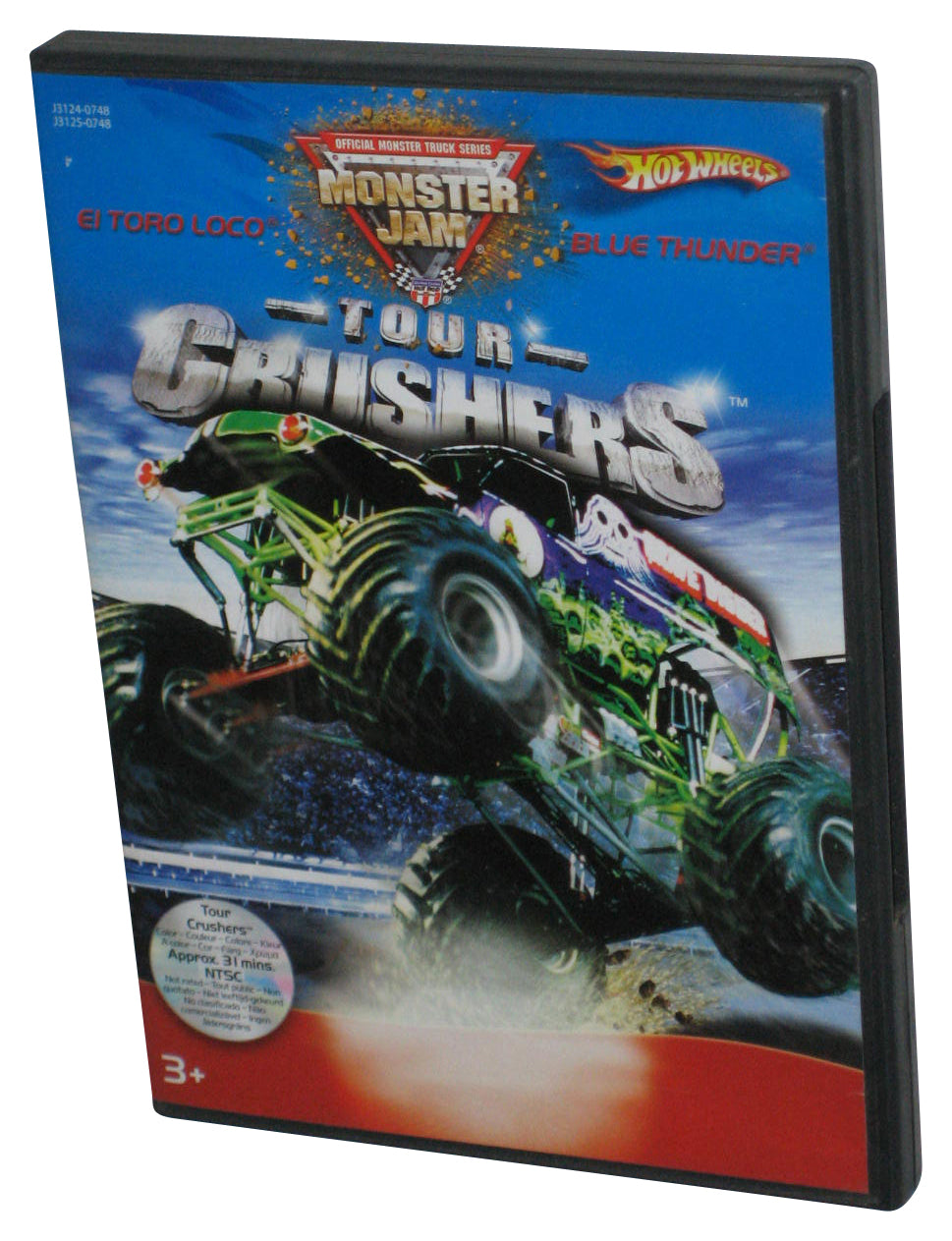 Monster Jam Hot Wheels Tour Crushers El Toro Loco & Blue Thunder DVD
