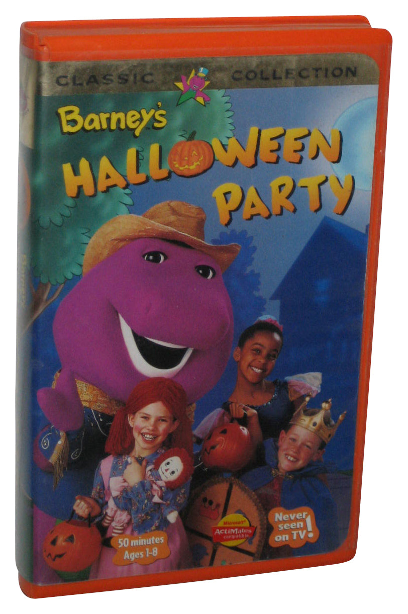 Barney's Halloween Party Classic Collection VHS Tape