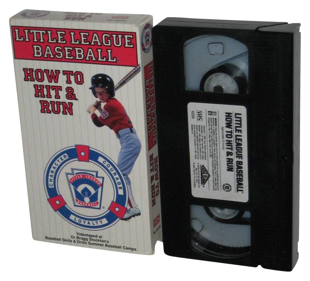 How To Hit & Run Little League Baseball Dr. Bragg Stockton's VHS Tape