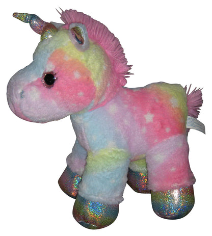 Rainbow Unicorn 18-Inch Animal Plush w/ Glitter Horn & Ears - (Wal-Mart Exclusive)