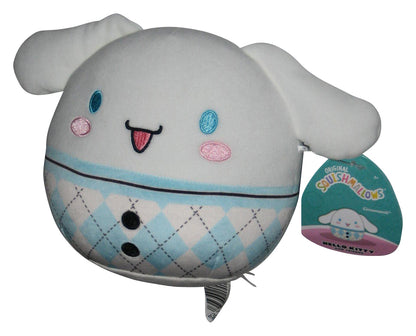 Hello Kitty Squishmallows 6.5-Inch Plaid Cinnamoroll Plush Toy