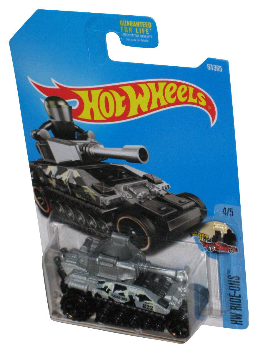 Hot Wheels HW Ride-Ons 4/5 (2015) Gray Tanknator Toy 67/365