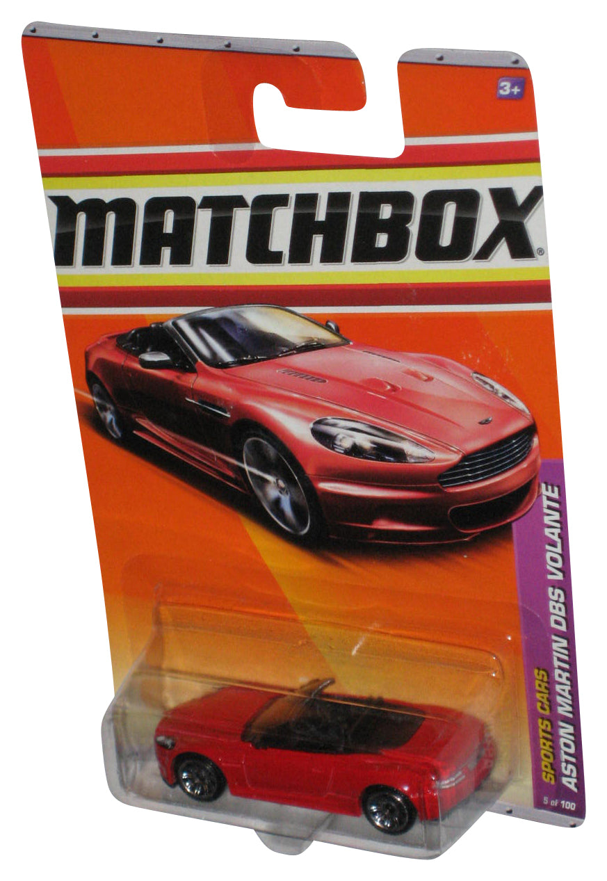 Matchbox Sports Cars (2010) Red Aston Martin DBS Volante Car 5/100