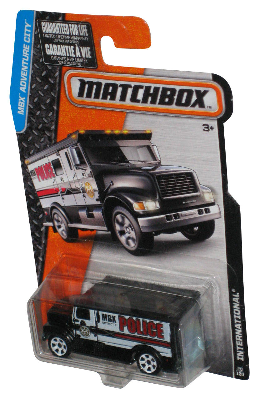 Matchbox MBX Adventure City (2015) Police Black International Toy Truck 20/120
