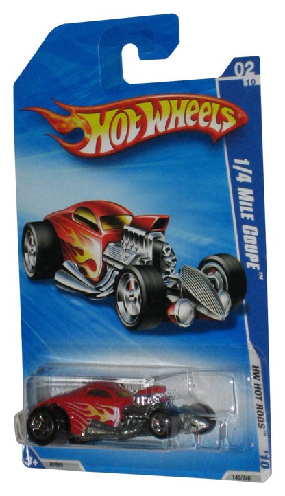 Hot Wheels HW Rods '10 02/10 Red 1/4 Mile Coupe Car 140/240