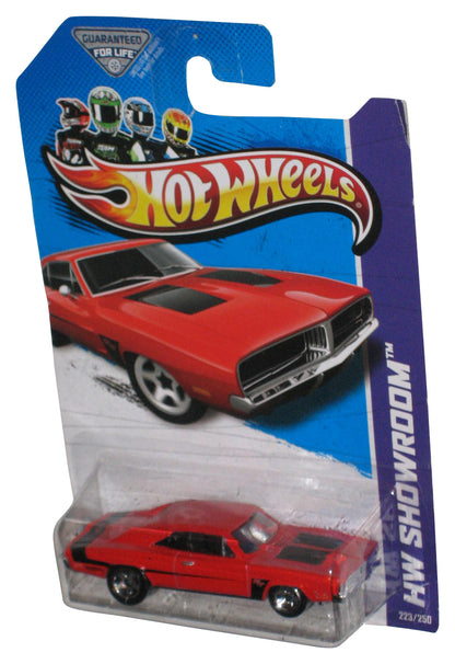 Hot Wheels HW Showroom (2012) Red '69 Dodge Charger Car 223/250 - (Card Has Wear)