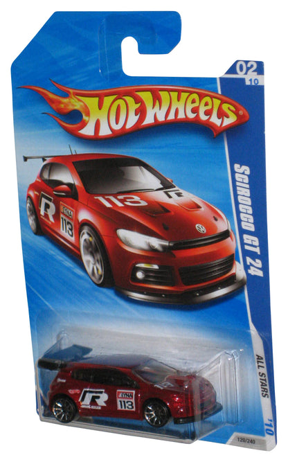 Hot Wheels All Stars '10 2/10 (2009) Red Scirocco GT 24 Die-Cast Toy Car 120/240