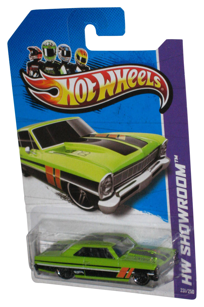 Hot Wheels HW Showroom (2012) Green '66 Chevy Nova Toy Car 231/250