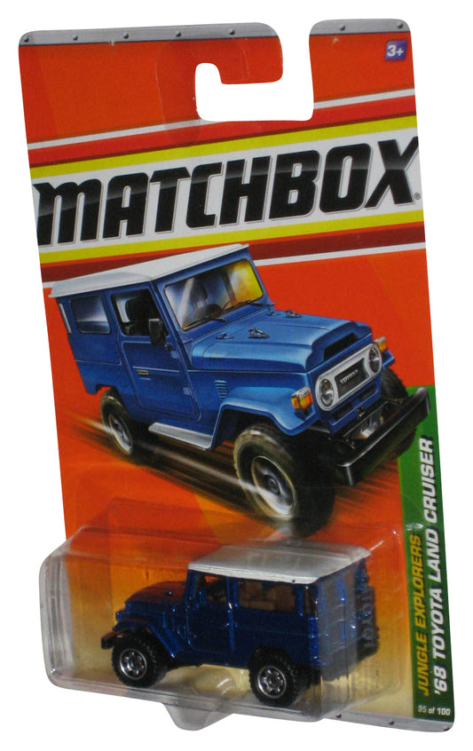 Matchbox Jungle Explorers (2010) Blue '68 Toyota Land Cruiser Car 95/100