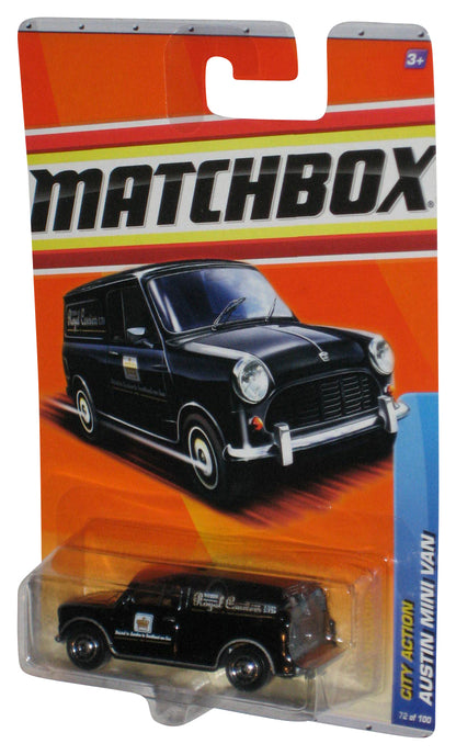 Matchbox City Action (2010) Black Austin Mini Van Toy 72/100