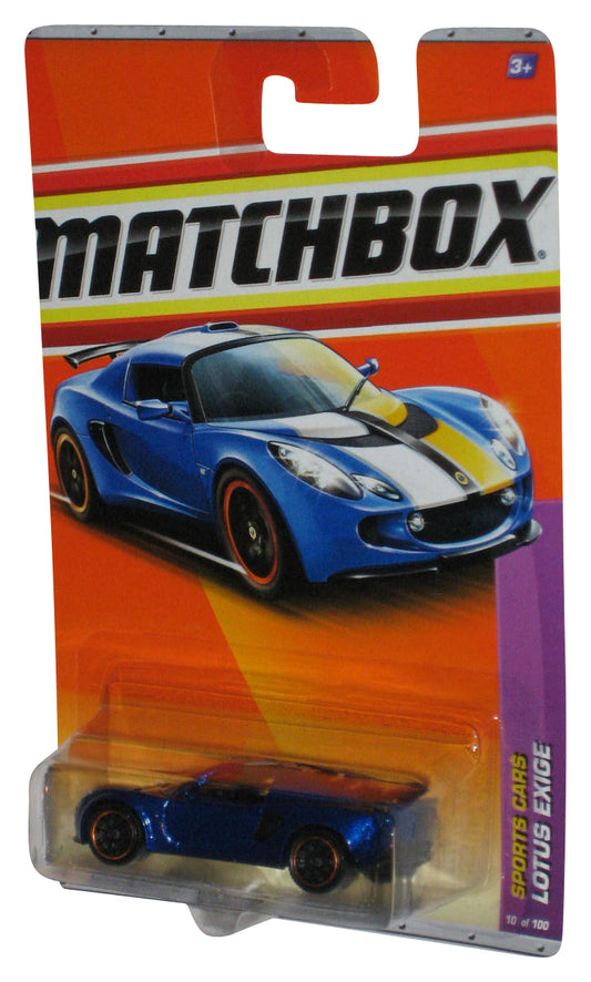 Matchbox Sports Cars (2010) Blue Lotus Exige Toy Car 10/100