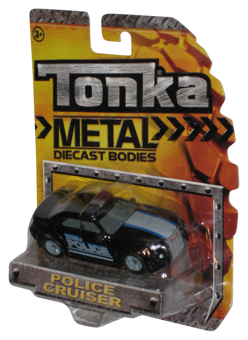Tonka Metal Die-Cast Bodies (2012) Hasbro Black Police Cruiser Toy Car
