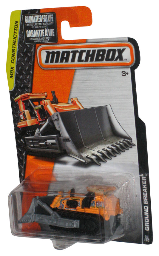 Matchbox MBX Construction (2014) Ground Breaker Orange Toy 36/120