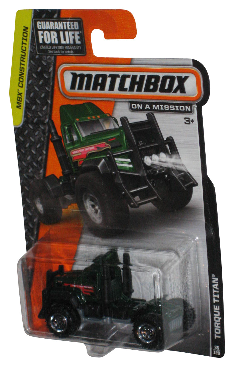Matchbox MBX Construction (2014) Green Torque Titan Truck Toy 35/120