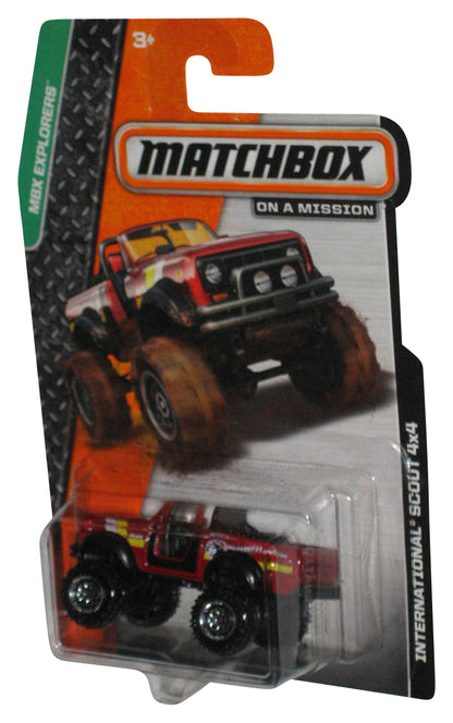 Matchbox MBX Explorers (2013) Red International Scout 4x4 Toy Car