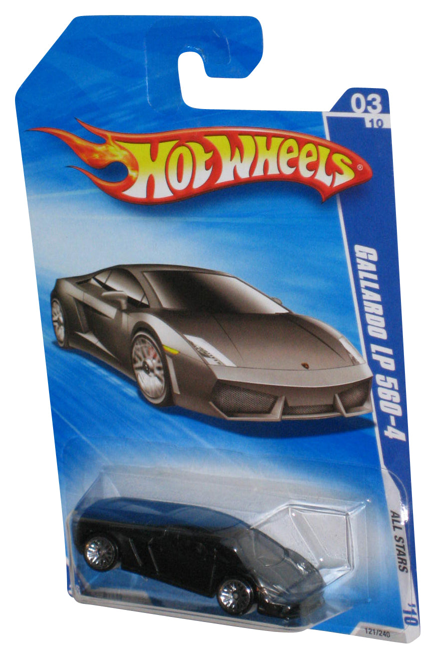 Hot Wheels All Stars '10 03/10 (2009) Black Gallardo LP 560-4 Car 121/240
