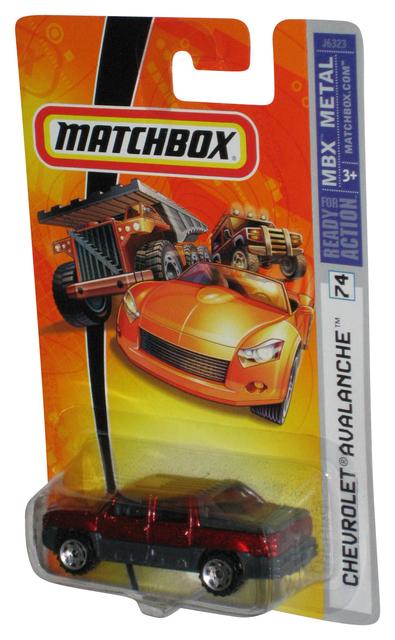 Matchbox MBX Metal (2006) Red Chevrolet Avalanche Toy Car #74