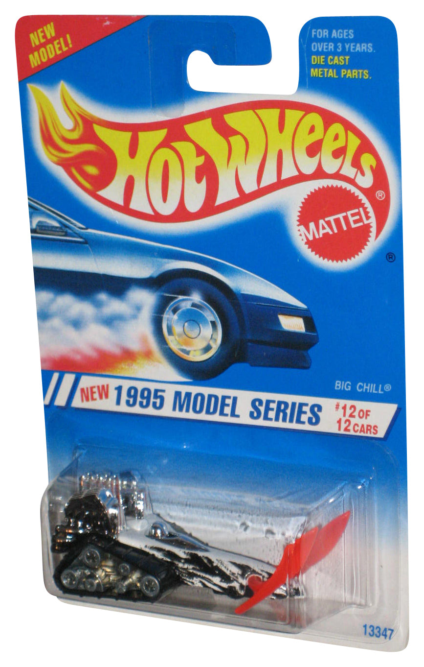 Hot Wheels New 1995 Model Series White & Black Big Chill Mattel Toy Car 12/12