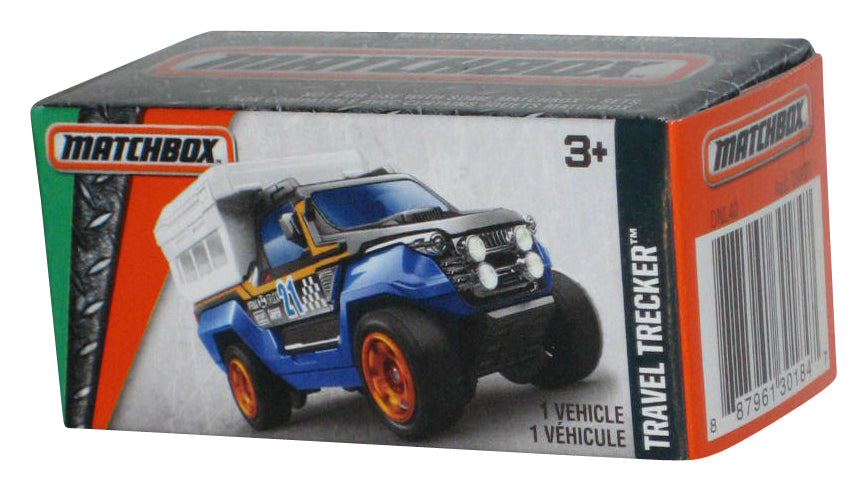 Matchbox MBX Explorers Blue Travel Trecker (2016) Power Grabs Box Toy Car 96/125