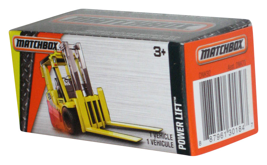 Matchbox MBX Construction Yellow Power Lift (2015) Power Grabs Box Toy 52/125