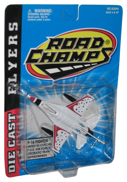 Road Champs Die-Cast Flyers (1997) Jakks Pacific F-16 Fighter US Air Force Acrobatic Team Thunderbirds Airplane Toy Plane