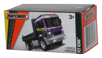 Matchbox MBX Construction Purple Pit King (2015) Power Grabs Box Toy Truck 55/125