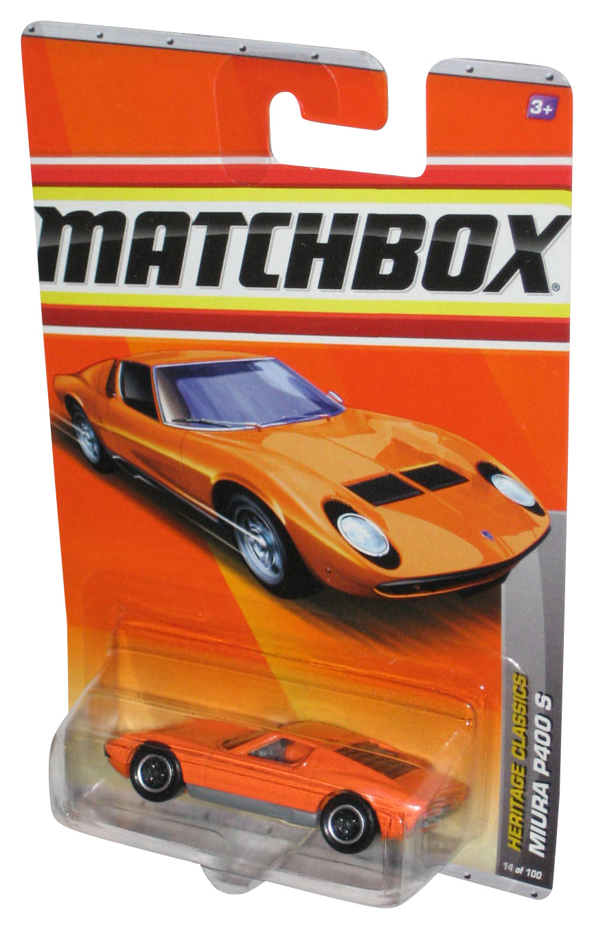 Matchbox Heritage Classics (2010) Mattel Orange Miura P400 S Car 14/100