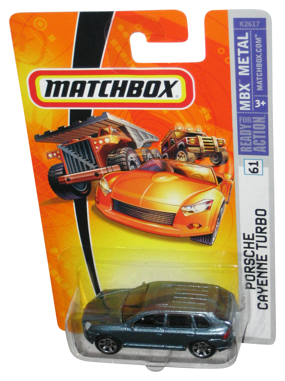 Matchbox MBX Metal (2006) Porsche Cayenne Turbo Metallic Blue Toy Car #61
